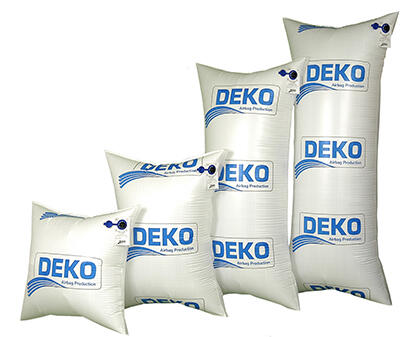 Sample of different sizes dunnage bags